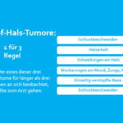 Kopf-Hals-Tumor 1 für 3 Regel Kopf-Hals-Tumor 1 für 3 Regel