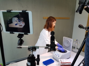 Videodreh für die Anleitung zur Durchführung von GynTect