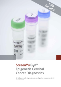 Flyer-ScreenYu Gyn-Vierseiter-Labor-EN-WM_023-03-Titelbild Flyer: ScreenYu Gyn for labs